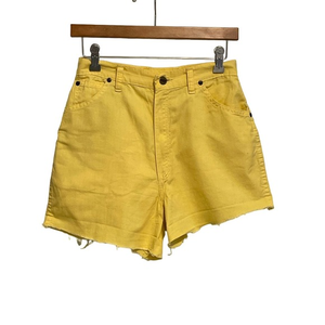 Wrangler Yellow Cut-Offs Thin Jean Material Junior Size 13‎ Pre-owned